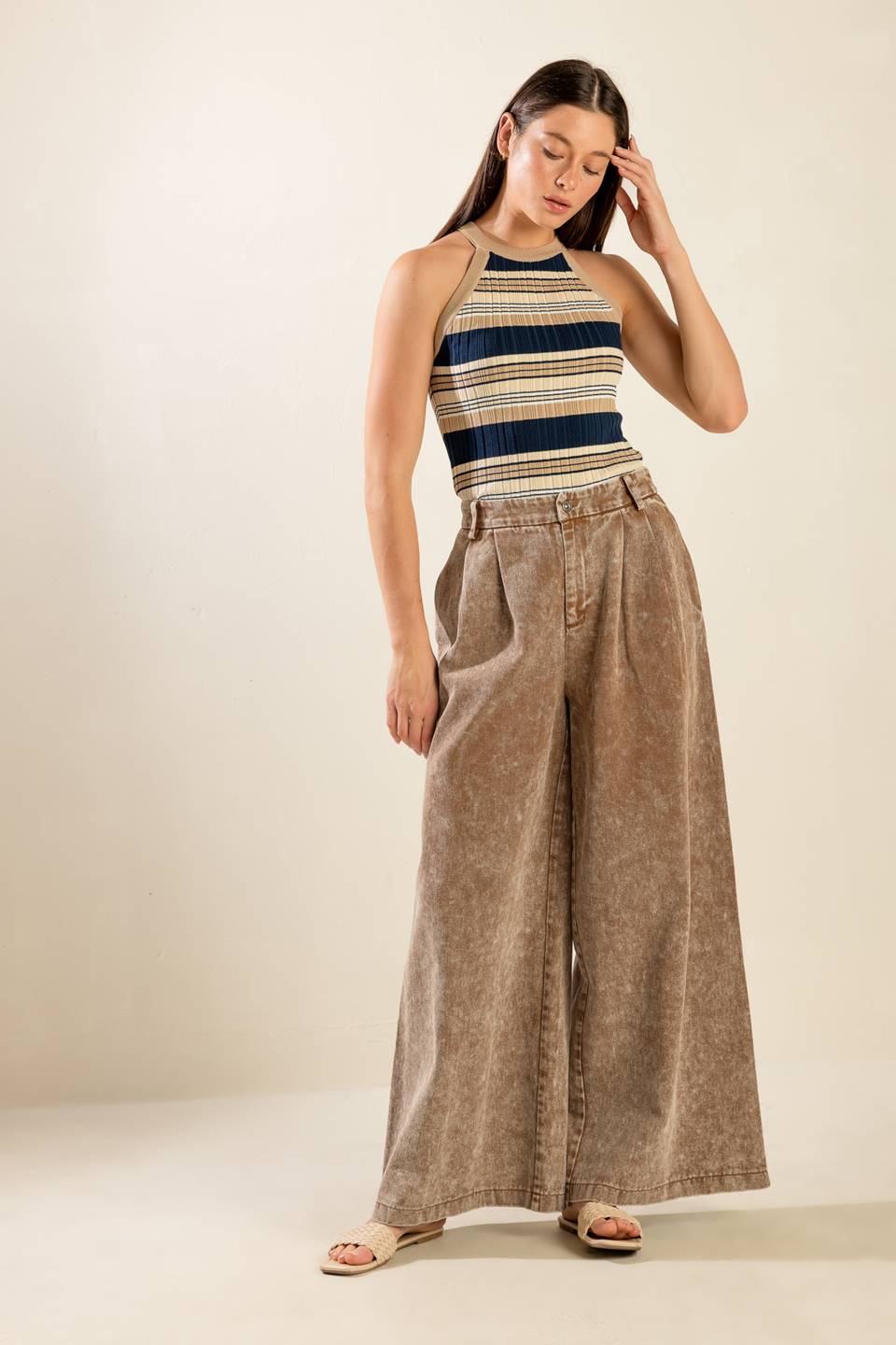 ANYTIME NOW SWEATER KNIT TOP Flying Tomato